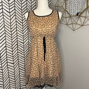 Cat Print Dress